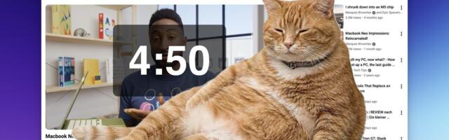 This Chrome tool lets a chubby ginger cat take over your screen until you take a break
