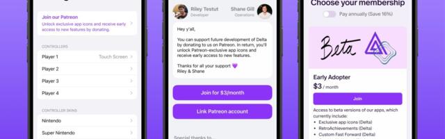 The Delta emulator’s new update makes it easier to join its Patreon