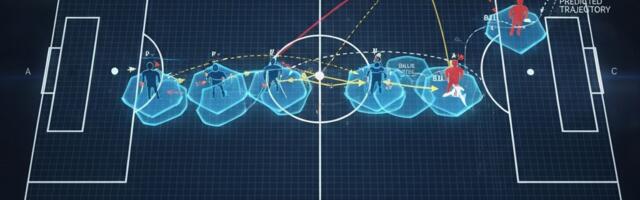 Моделирование футбольной зональной опеки: кинематика точки на службе у защитника