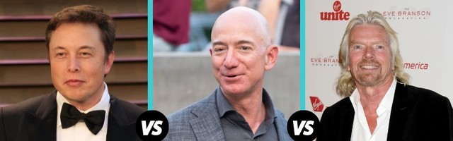 Elon Musk vs Jeff Bezos vs Richard Branson: The billionaires battle for space tourism