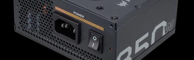 Acer enters retail PC power supply market — Predator GX850 850W ATX 3.0 SFX PSU arrives with 80 Plus Gold certification