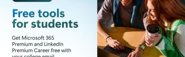 Microsoft is giving away 12 months free Microsoft 365 Premium and LinkedIn Premium Career subscriptions worth $300 — but you will need to be a student to get it