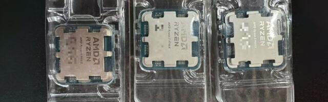 AMD Ryzen 9000 desktop CPUs edge closer — review samples pictured, motherboards get new stickers