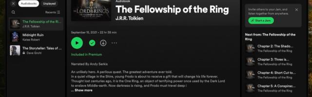 Spotify now offers its listeners AI-narrated audiobooks