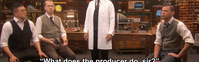 Emmys opening skit has Nate Bargatze foretell the future of television