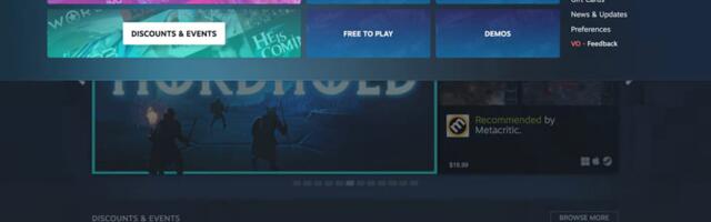 Valve rolls out a new Steam store menu to make it easier to find games