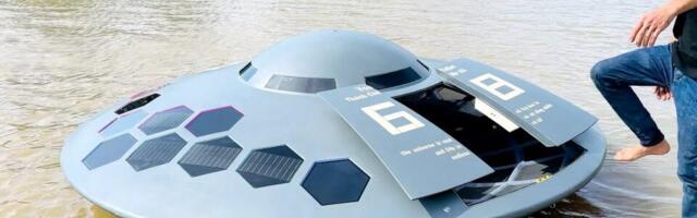 Vietnamese YouTuber Thánh Chế Builds UFO-Shaped Boat From Scratch