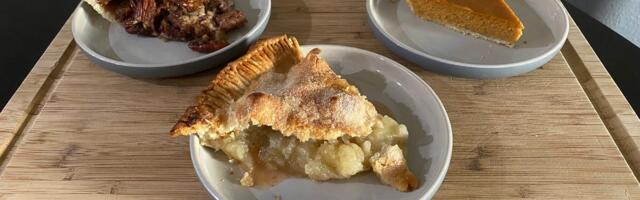 I tried making Ina Garten's pumpkin, apple, and pecan pies. I'll never use anyone else's crust recipe again.