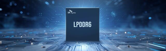 SK hynix introduces turbocharged LPDDR6, 33% faster and 20% more power efficient than LPDDR5X — 16Gb chips deliver 10.7 Gbps, uses 10nm node