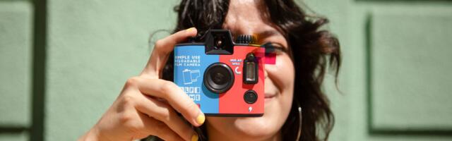 Lomography just created a super affordable, idiot-proof film camera that doubles your number of photos — and it comes pre-loaded with a roll and the instructions are literally printed on the body