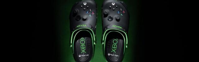 Microsoft and Crocs release limited-edition Xbox-themed footwear for $80 — black Classic Clogs with Xbox-style controller charms