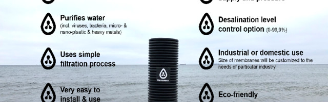 Nanoseen – NanoseenX saves people’s lives making seawater drinkable