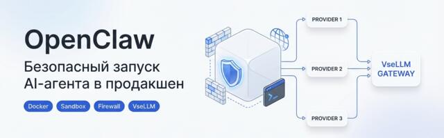 OpenClaw (ex. Moltbot): Как безопасно запустить AI-агента в продакшен (Docker + VseLLM)