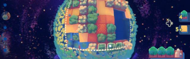 Planetiles offers a satellite's view of Dorfromantik