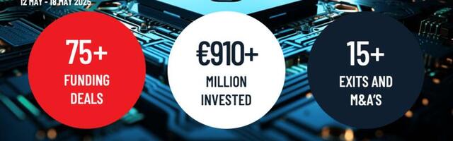 European tech weekly recap: Over €910M invested into the tech ecosystem, around 75% collected by 10 biggest deals