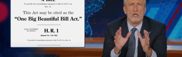 Jon Stewart gets genuinely angry talking about Trumps big beautiful bill