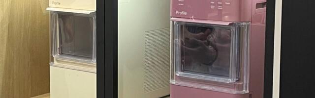 GE made a smaller version of its nugget ice maker that needs less counter space