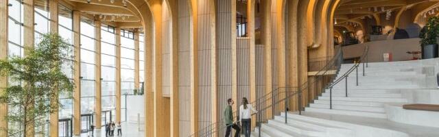 Henning Larsen’s World of Volvo Embraces Nature With A Timber Canopy