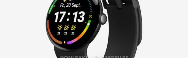 Google Pixel Watch 4 renders leak showing new buttons in a thicker body