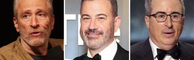 Late-night show hosts are sending a message to Trump: They'll be thorns in his side for as long as they can be
