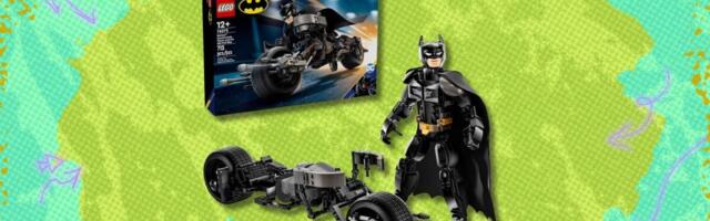 The Lego DC Batman Construction Figure and The Bat-Pod Bike is down to its best-ever price at Amazon