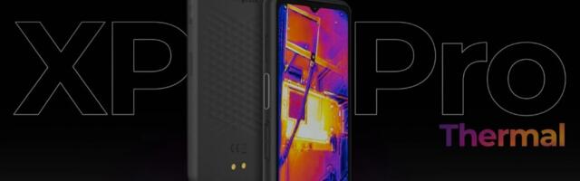 The rugged Sonim XP Pro Thermal is equipped with a FLIR Lepton 3.5 thermal camera