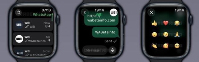 WhatsApp starts testing an Apple Watch companion app WhatsApp starts testing an Apple Watch companion app