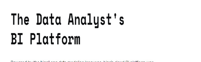 bipp Analytics – The data analyst’s BI platform