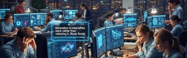 Generative AI intensifies work rather than reducing it, study finds
