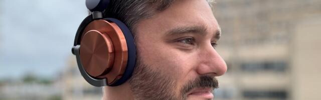 I got my hands (and ears) on Dyson's colorful new noise-cancelling headphones