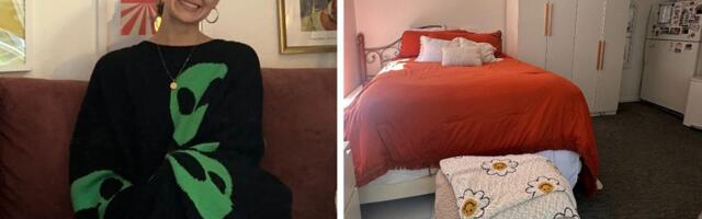 I live in a pool house in a stranger's backyard. The tiny house is perfect for me.