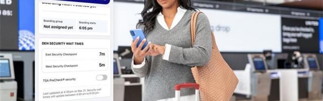United adds TSA wait times to its mobile app