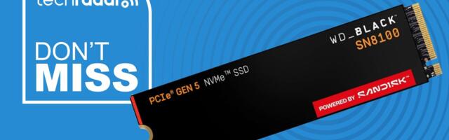 WD-Black's SN8100 2TB Gen 5 SSD hits a blazing-fast 14,900MB/s read speeds — and it's down to $400