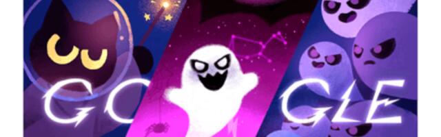 Halloween Google Doodle game has you fight ghosts as a cute, magical cat