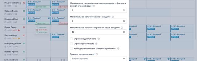 Интеграция iiko и WFM: автоматизация расписания под почасовые продажи