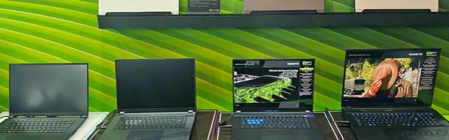 Gigabyte launches a new PC case, laptops, and monitors at CES 2025 — five high-end gaming laptops and two premium gaming monitors