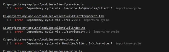 Практика по исправлению рекурсивных импортов во фронтенд приложении