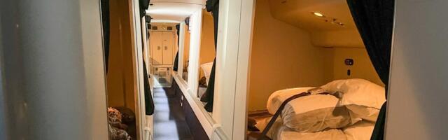 I went inside a hidden room where flight attendants sleep on long-haul flights. I was amazed by its small size and comfy beds.