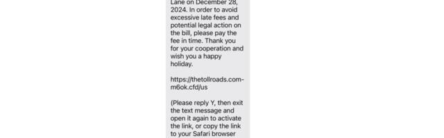 Californians, beware of this FasTrak toll fee text scam