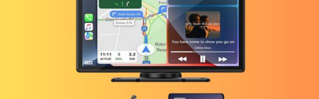 This dash display has Apple CarPlay and Android compatibility for just $95