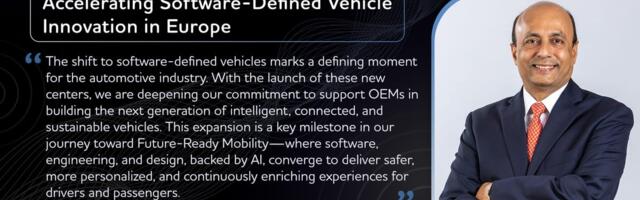TCS Accelerates Software-Defined Vehicle Innovation in Europe with Launch of Three New Hubs