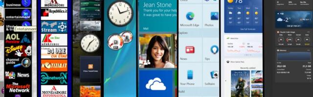 История: как Microsoft шесть раз отказывалась от виджетов, но потом возвращала их