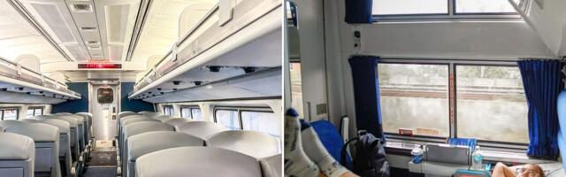 I've spent 95 hours on Amtrak trains in 5 different classes, from coach to a bedroom. The best deal was a premium cabin.