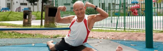 I'm 73, still working, and walk 20,000 steps a day. I can do the splits — and I'm not slowing down.