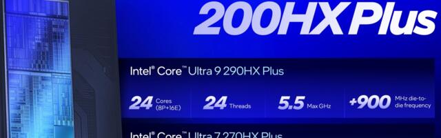 Intel announces Core Ultra 200HX Plus CPUs for high-end gaming laptops