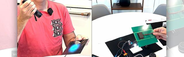 Teacher uses cheap laser and solar panel to transmit wireless sound — iPad powers home project that was inspired by solar panel making noise when attached to speaker