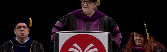 College students boo after a 'new AI system' misses names during graduation ceremony