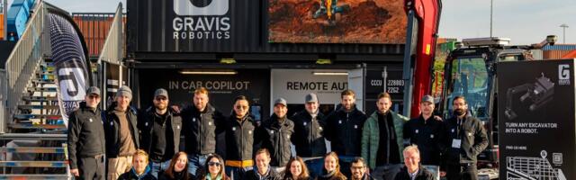 Swiss-based Gravis Robotics raises €19.9M to turn any earthmoving machine into a robot