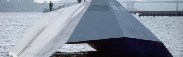 This Jet-Inspired Experimental Stealth Ship Was Built In Secret 40 Years Ago