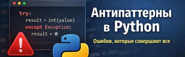 Антипаттерны в Python, которые пишут почти все